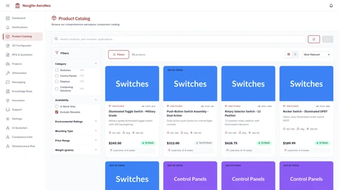 Illustrative preview (sample data, not verified outcomes): Product Catalog