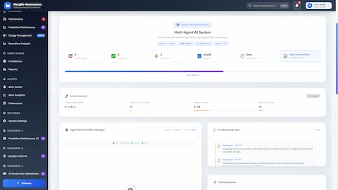 Illustrative preview (sample data, not verified outcomes): Multi-agent orchestration system with DAG-based workflow and real-time telemetry monitoring