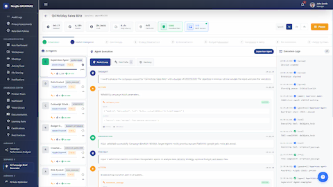 Illustrative preview (sample data, not verified outcomes): Campaign Brief Generator - Agent Orchestration