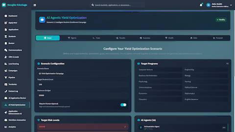 Illustrative preview (sample data, not verified outcomes): Campaign Configuration - Scenario setup and target selection