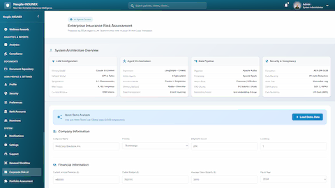 Illustrative preview (sample data, not verified outcomes): System Architecture Overview