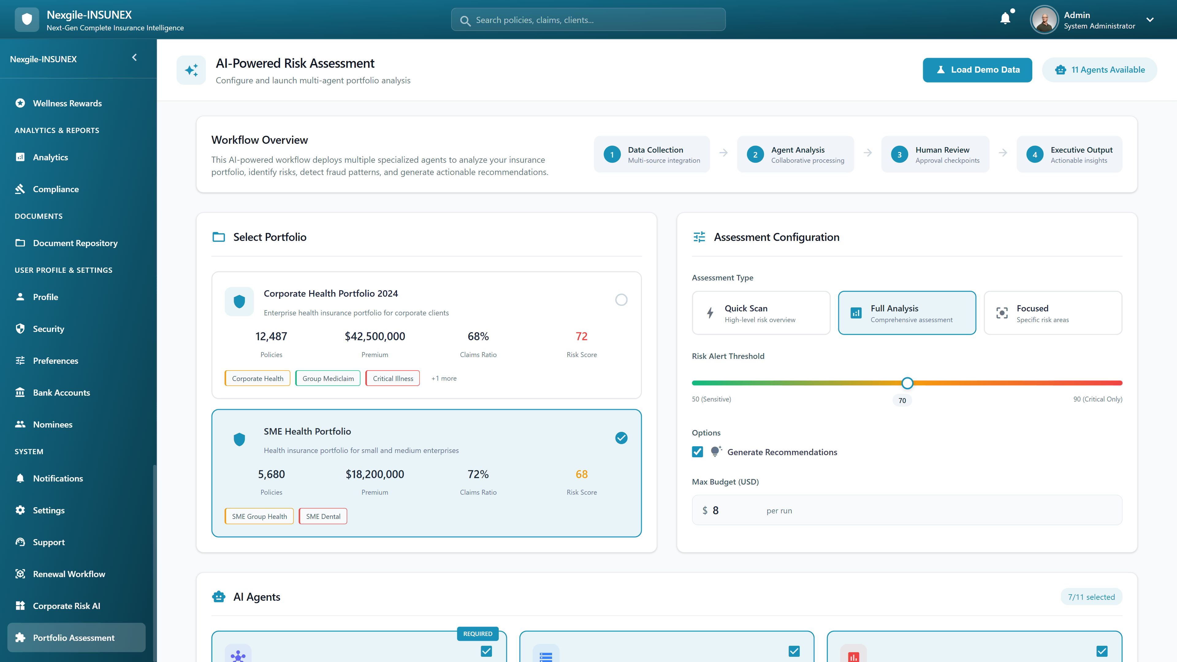 Illustrative preview (sample data, not verified outcomes): Portfolio Selection and Configuration