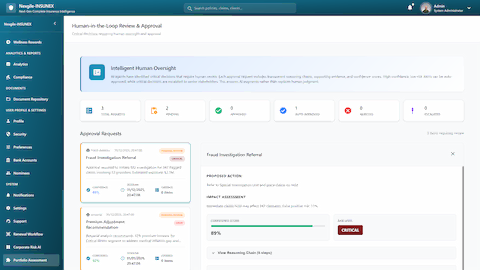 Illustrative preview (sample data, not verified outcomes): Human-in-the-Loop Review and Approval