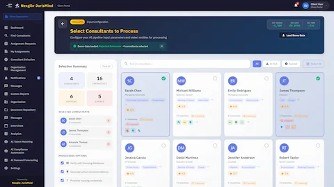 Illustrative preview (sample data, not verified outcomes): Credential Compliance Dashboard - Portfolio compliance overview