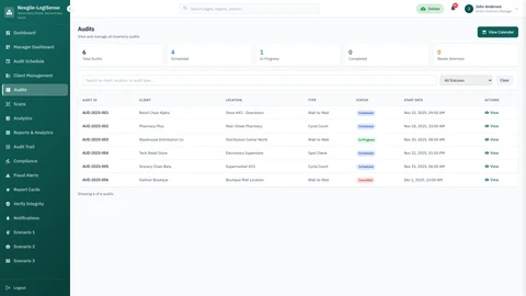 Illustrative preview (sample data, not verified outcomes): Audits Dashboard - CheckPoint IQ Manager