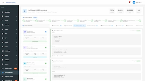 Illustrative preview (sample data, not verified outcomes): Quote Generation - AI-powered pricing analysis and inventory allocation